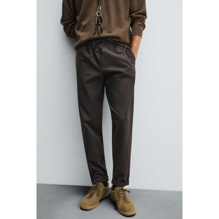 БРЮКИ EASY CARE С ПОЯСОМ НА ШНУРКЕ