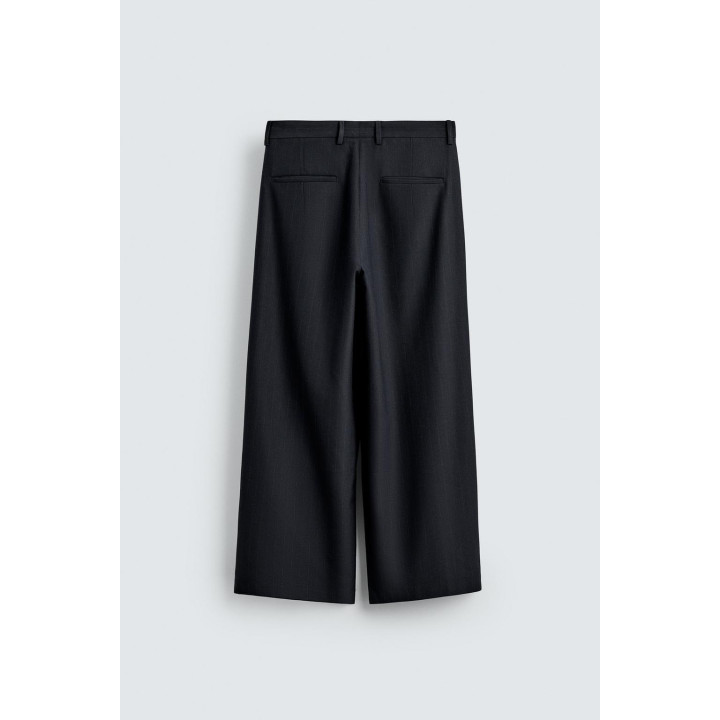 Брюки в полоску сафьяна