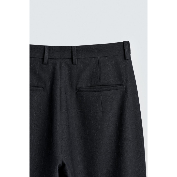 Брюки в полоску сафьяна