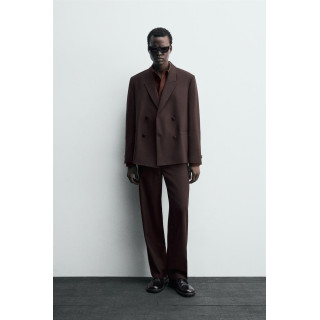 Пиджак с двубортной застежкой из шерстяной смеси