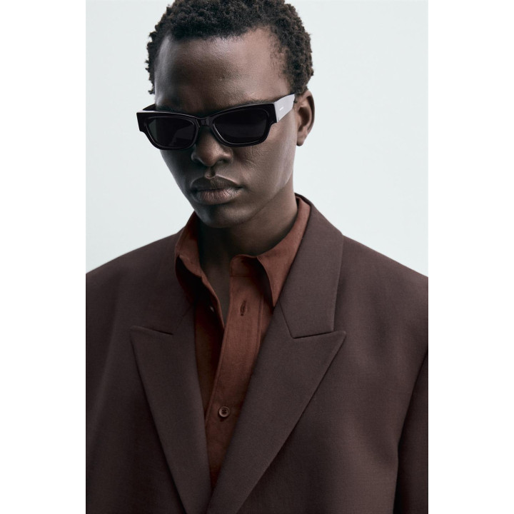 Пиджак с двубортной застежкой из шерстяной смеси