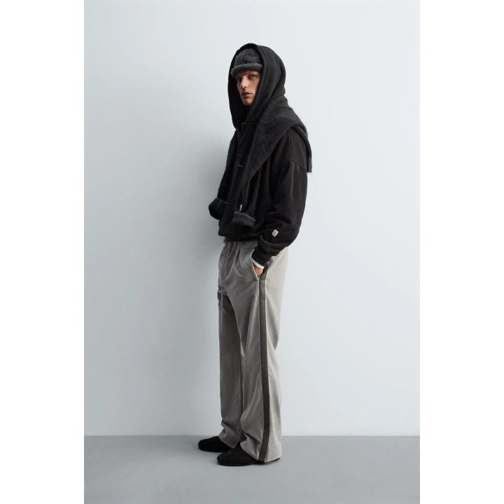 CONTRAST POUCH POCKET HOODIE X SR_A