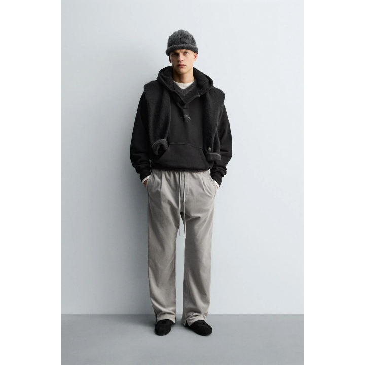 CONTRAST POUCH POCKET HOODIE X SR_A