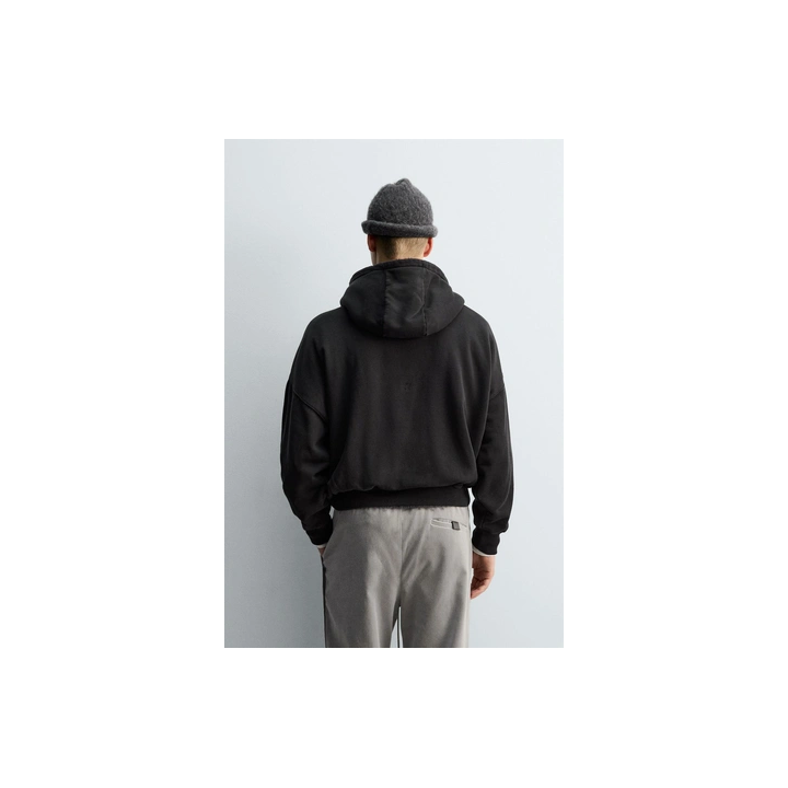 CONTRAST POUCH POCKET HOODIE X SR_A