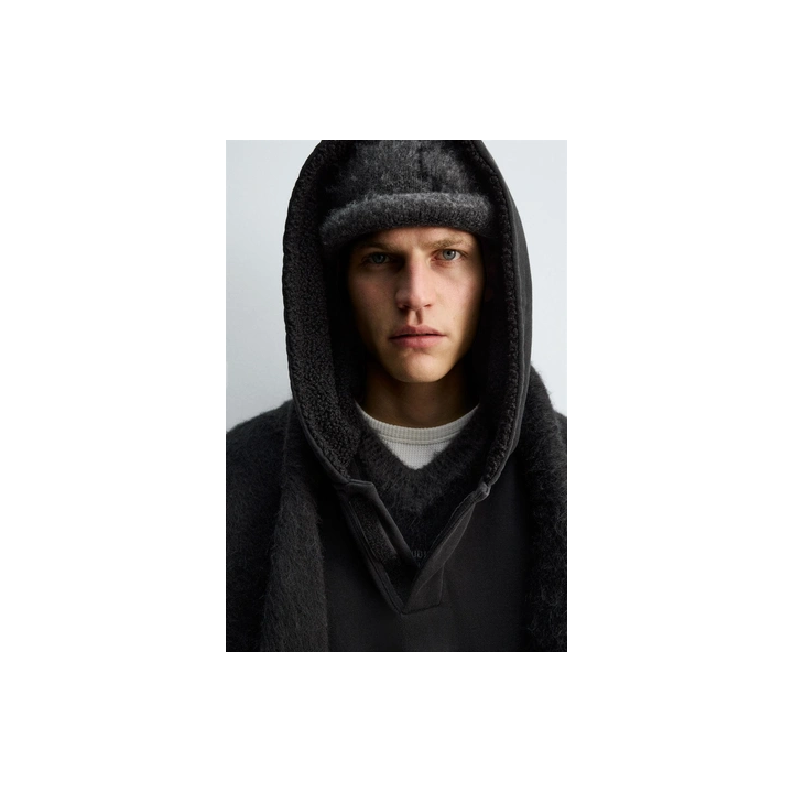 CONTRAST POUCH POCKET HOODIE X SR_A