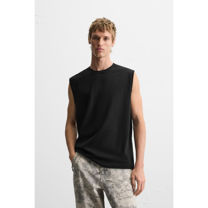 Футболка оверсайз без рукавов