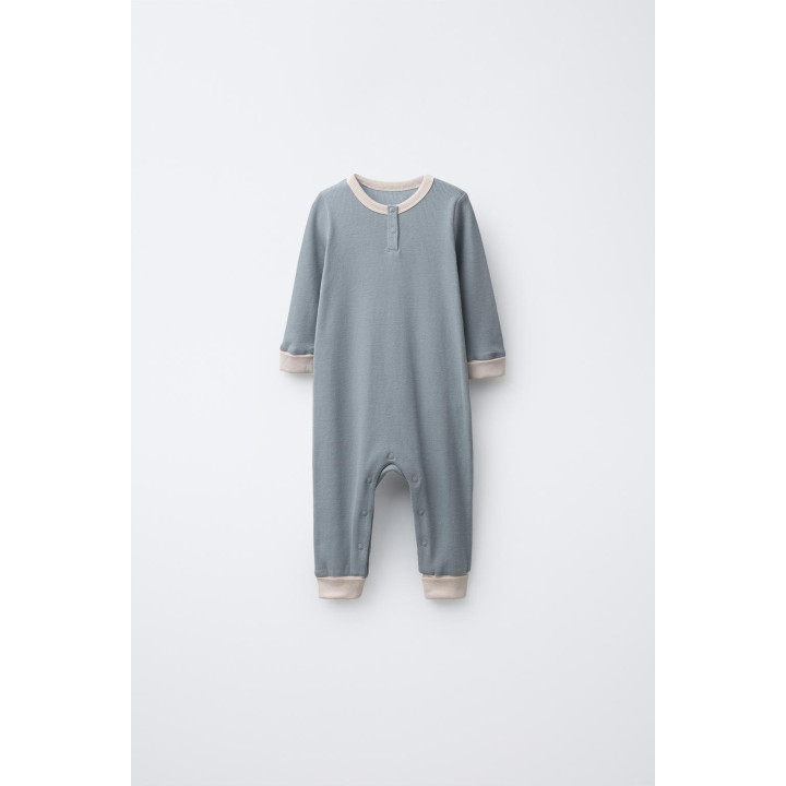 НАБОР ИЗ ДВУХ ЦЕЛЬНЫХ ПИЖАМ В РУБЧИК