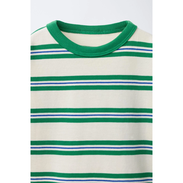 ФУТБОЛКА С ВЫШИВКОЙ В ПОЛОСКУ