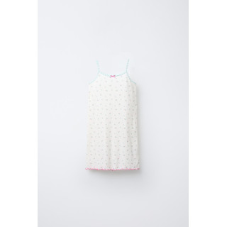 Ночная сорочка с цветочным узором для девочек 3-6 лет