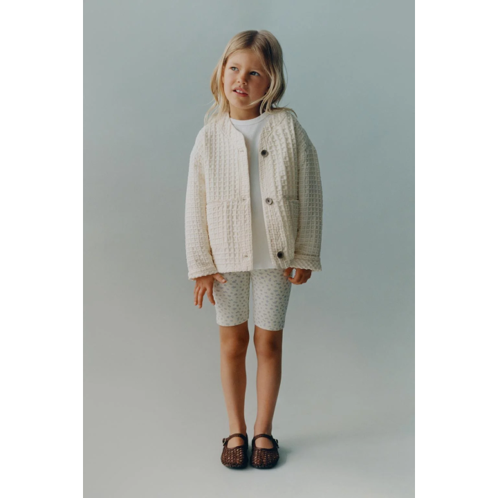 НАБОР ИЗ 2 ЛЕГИНСОВ-ВЕЛОСИПЕДОК С ЦВЕТОЧНЫМ ПРИНТОМ