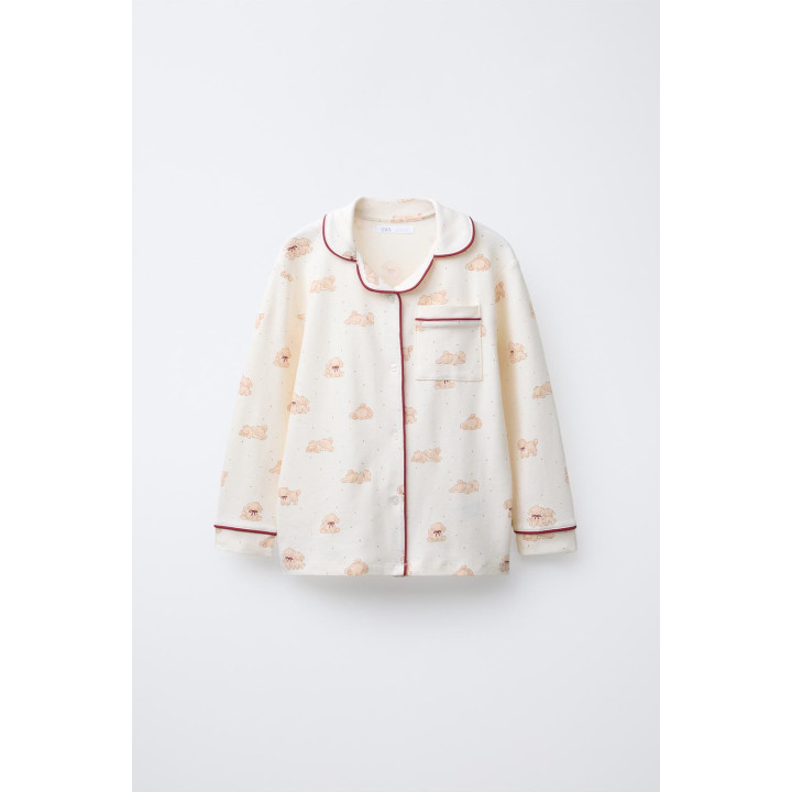 6-14 ЛЕТ/ПИЖАМА С ПРИНТОМ «ЩЕНКИ»