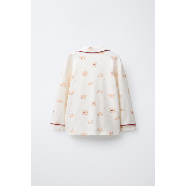 6-14 ЛЕТ/ПИЖАМА С ПРИНТОМ «ЩЕНКИ»