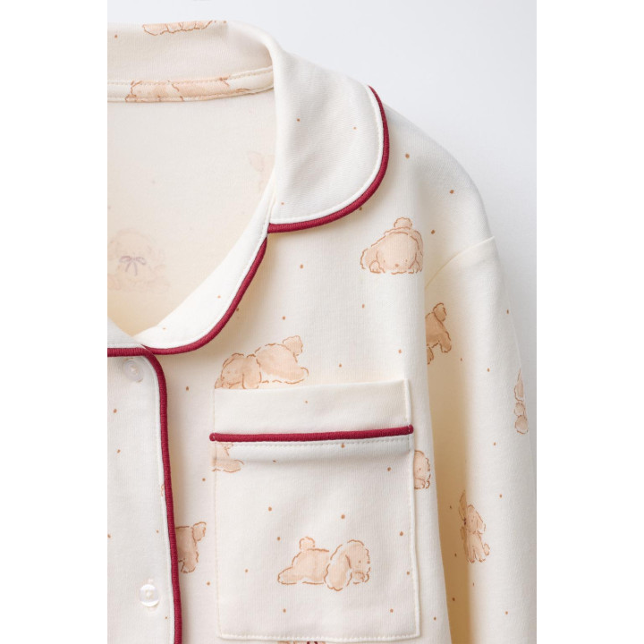 6-14 ЛЕТ/ПИЖАМА С ПРИНТОМ «ЩЕНКИ»