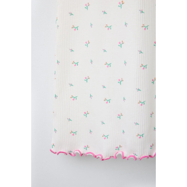 Ночная сорочка с цветочным узором для девочек 6-14 лет