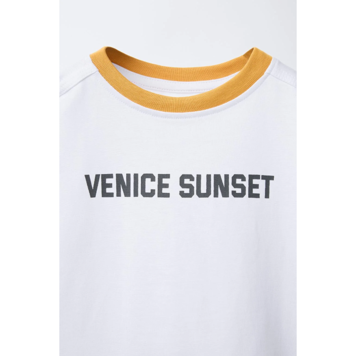 ФУТБОЛКА С ТЕКСТОВЫМ ПРИНТОМ