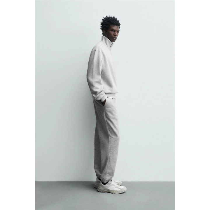 Толстовка с короткой молнией на четверть