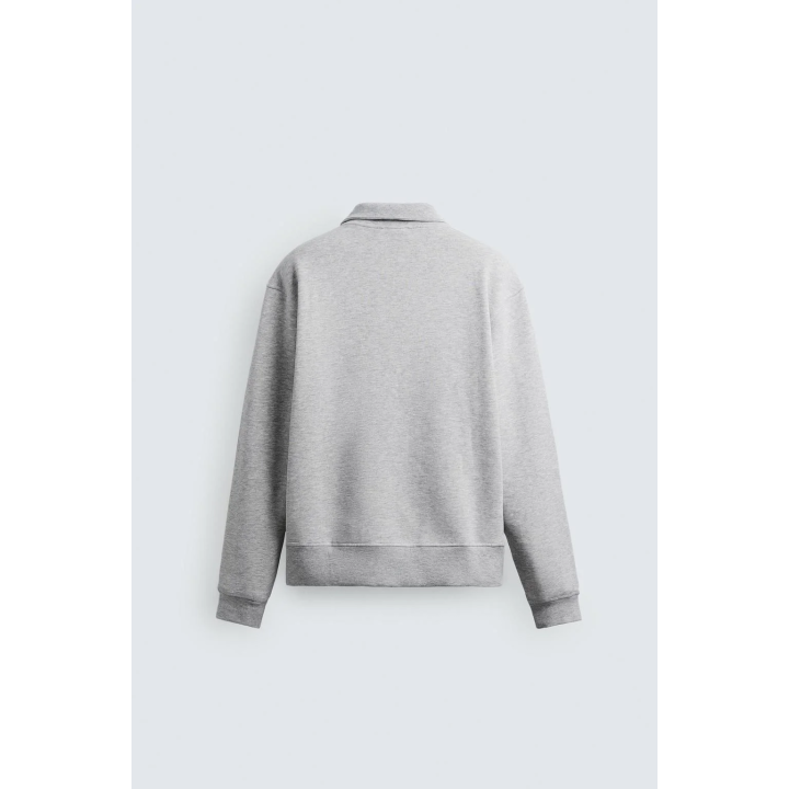 Толстовка с короткой молнией на четверть