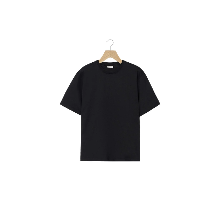 Футболка с коротким рукавом из плотного хлопка