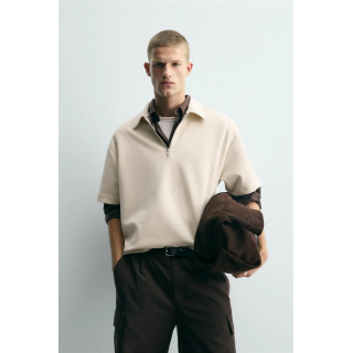 ПОЛО INTERLOCK С МОЛНИЕЙ