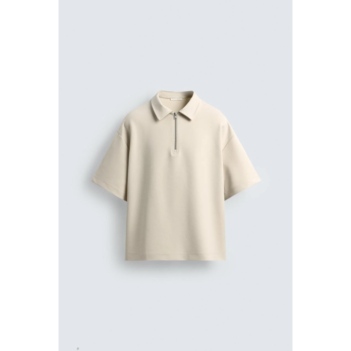 ПОЛО INTERLOCK С МОЛНИЕЙ