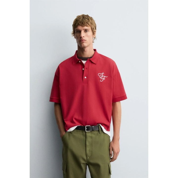 ПОЛО С ВЫШИВКОЙ ТЕКСТОМ