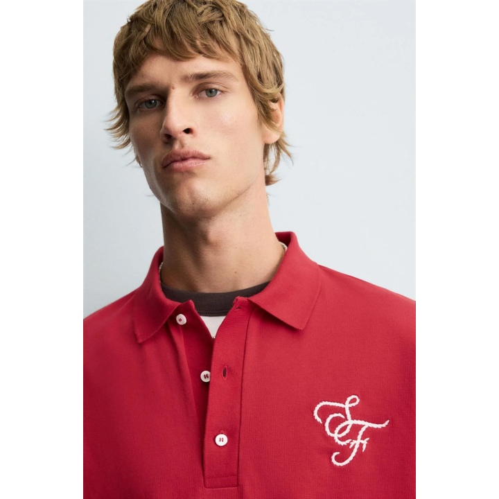 ПОЛО С ВЫШИВКОЙ ТЕКСТОМ