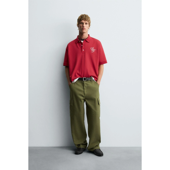 ПОЛО С ВЫШИВКОЙ ТЕКСТОМ