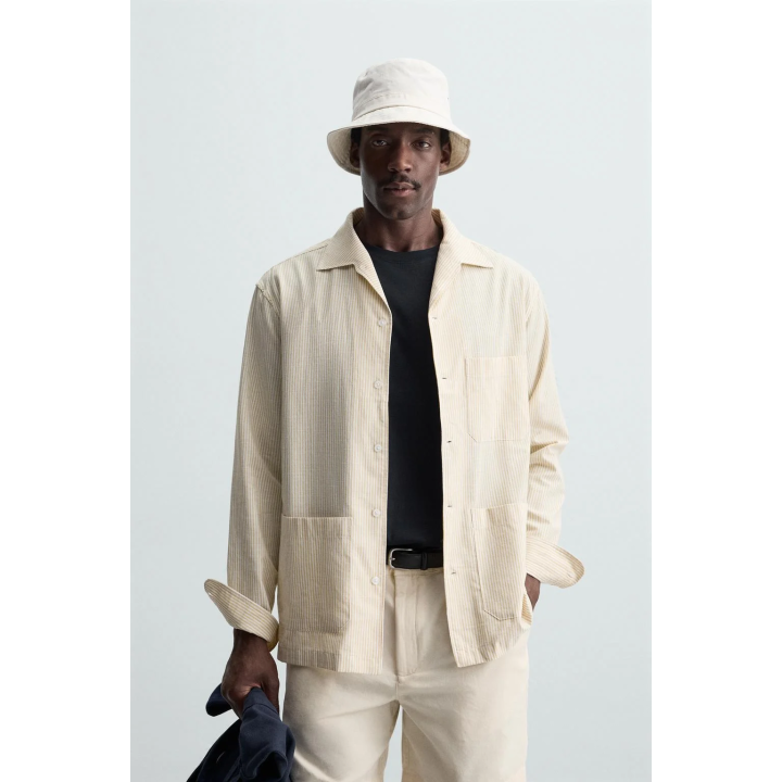 КУРТКА-РУБАШКА В ПОЛОСКУ