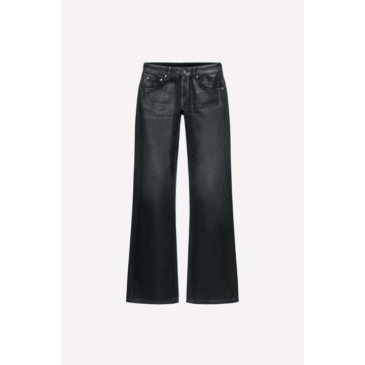 Джинсы с широкими штанинами из воскованного хлопка ludovic de saint sernin x zara