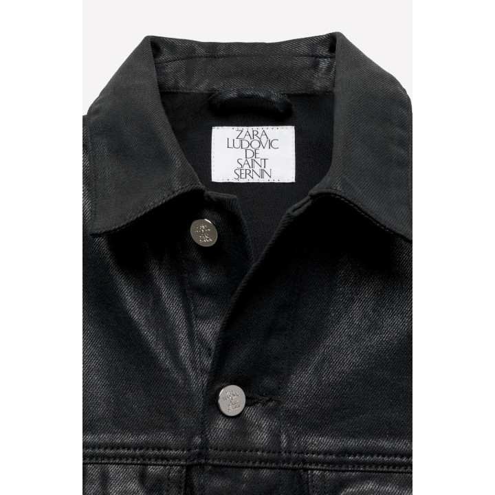Джинсовая куртка waxed denim ludovic de saint sernin x zara