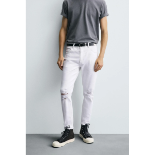 ДЖИНСЫ SKINNY FIT С РАЗРЕЗАМИ