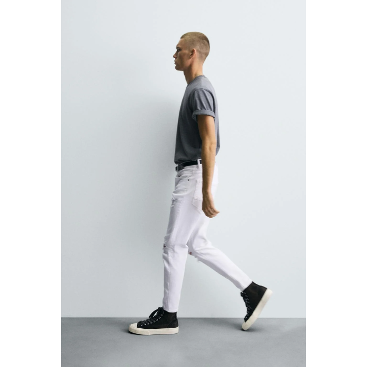 ДЖИНСЫ SKINNY FIT С РАЗРЕЗАМИ