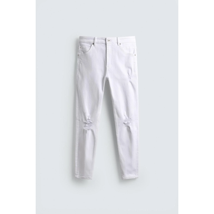 ДЖИНСЫ SKINNY FIT С РАЗРЕЗАМИ