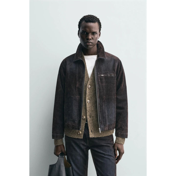 КУРТКА ФЛОКИРОВАННЫЙ БАРХАТ