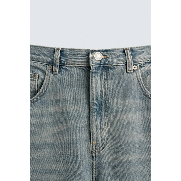 ДЖИНСЫ BAGGY FIT С ДЕКОРАТИВНОЙ СТРОЧКОЙ