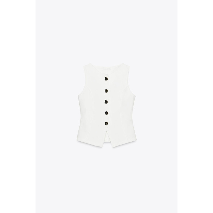 ТОП-ЖИЛЕТ С ПУГОВИЦАМИ