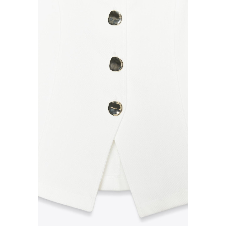 ТОП-ЖИЛЕТ С ПУГОВИЦАМИ