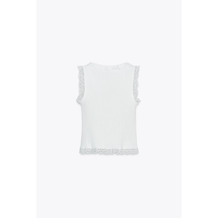 ТОП С КРУЖЕВОМ И ПУГОВИЦАМИ