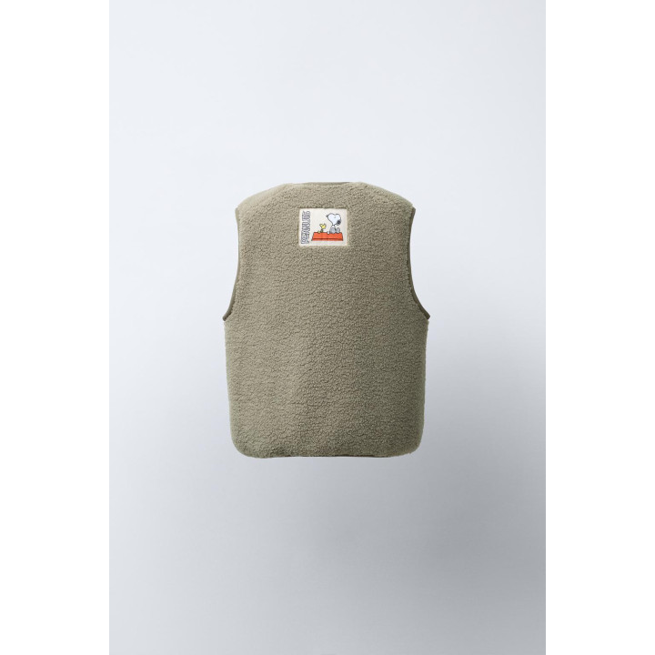 ЖИЛЕТ ИЗ ИСКУССТВЕННОЙ ОВЧИНЫ SNOOPY PEANUTS™