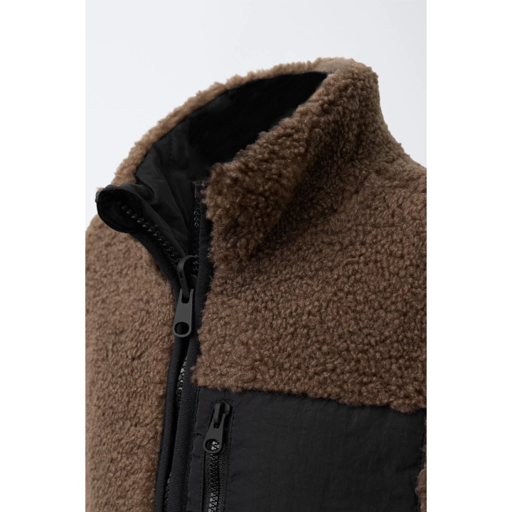 ДВУСТОРОННИЙ ЖИЛЕТ ИЗ ИСКУССТВЕННОЙ ОВЧИНЫ