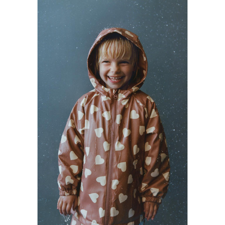 ПРОРЕЗИНЕННЫЙ ДОЖДЕВИК С ПРИНТОМ WATER RESISTANT