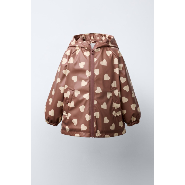 ПРОРЕЗИНЕННЫЙ ДОЖДЕВИК С ПРИНТОМ WATER RESISTANT