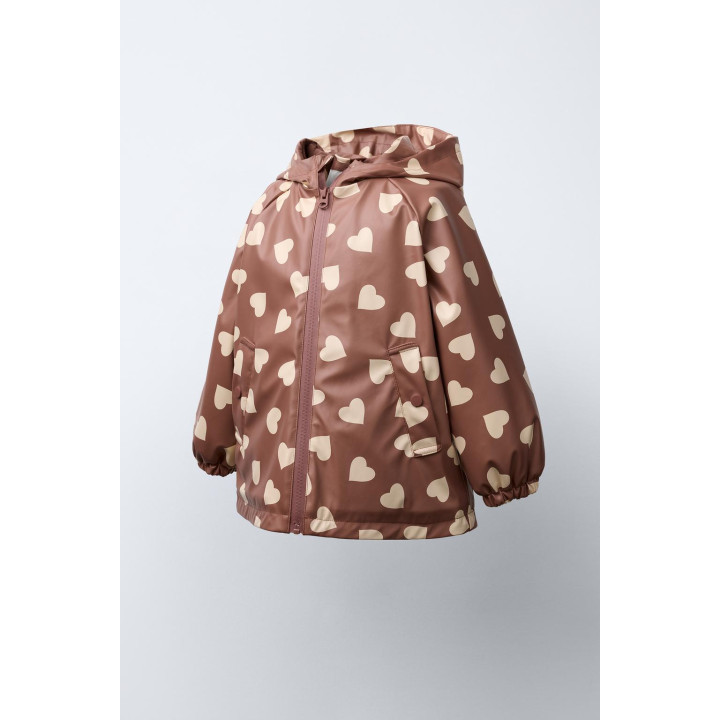 ПРОРЕЗИНЕННЫЙ ДОЖДЕВИК С ПРИНТОМ WATER RESISTANT