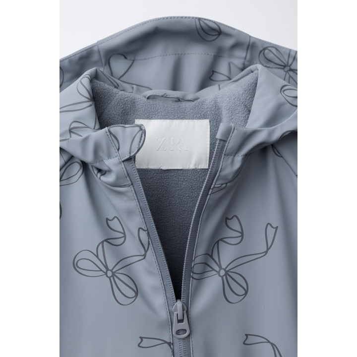 ПРОРЕЗИНЕННЫЙ ДОЖДЕВИК С ПРИНТОМ WATER RESISTANT