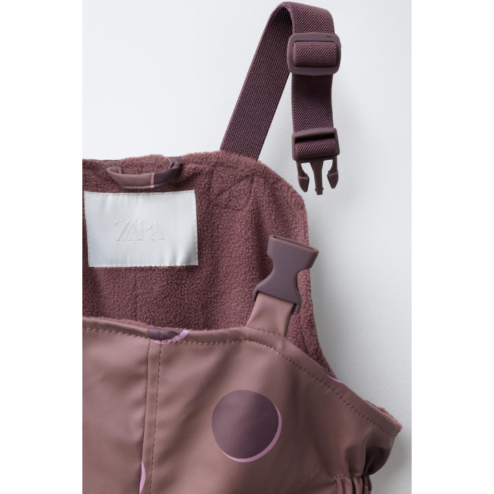 ПРОРЕЗИНЕННЫЙ КОМБИНЕЗОН В ГОРОШЕК WATER RESISTANT