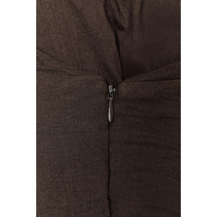 КОРОТКОЕ ПЛАТЬЕ С ОБОРАМИ ИЗ МАРЛИ