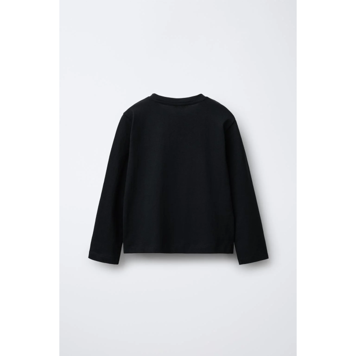 ОДНОТОННАЯ ФУТБОЛКА С ДЛИННЫМИ РУКАВАМИ