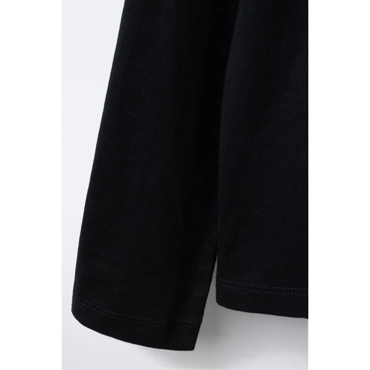 ОДНОТОННАЯ ФУТБОЛКА С ДЛИННЫМИ РУКАВАМИ