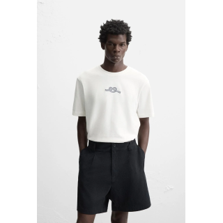 ФУТБОЛКА С КОМБИНИРОВАННОЙ ВЫШИВКОЙ