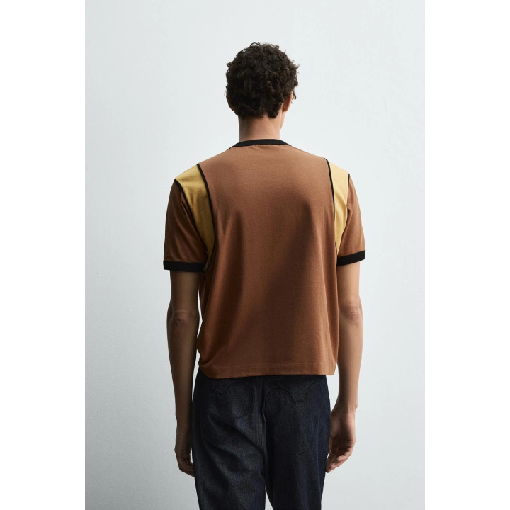 Футболка harry lambert для zara x disney с контрастным текстом